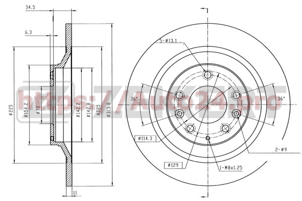 BS-6053 Zekkert для MAZDA G31Y26251