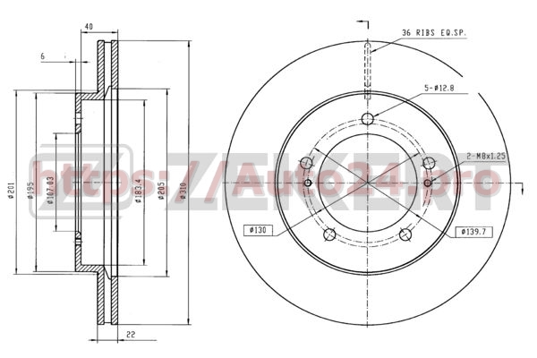 BS-6058 Zekkert для SUZUKI 5521177E00