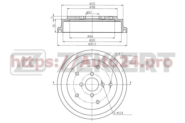 BS-6063 Zekkert для SUZUKI 4351160A00