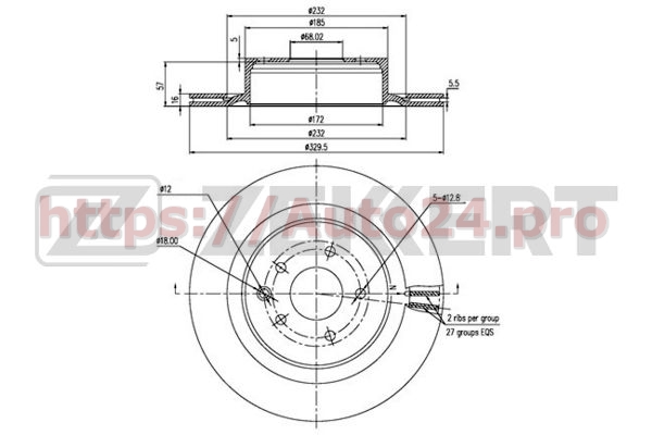 BS-6066 Zekkert для INFINITI 43206JK600