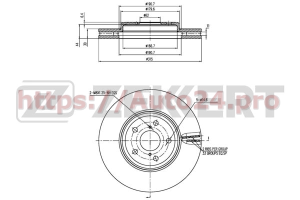 BS-6070 Zekkert для TOYOTA 4351250230