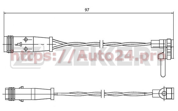BS-8009 Zekkert для MERCEDES-BENZ A2205400617