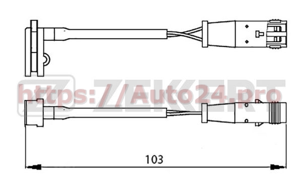 BS-8019 Zekkert для MERCEDES-BENZ A9065401517