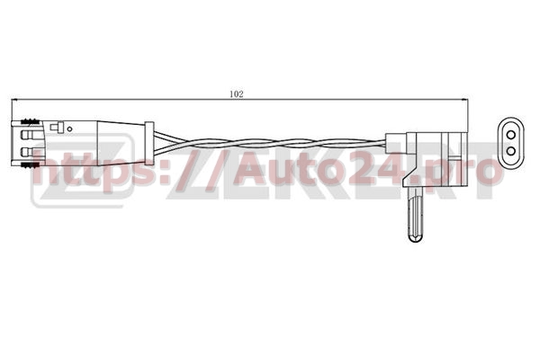 BS-8043 Zekkert для MERCEDES-BENZ 2115400717