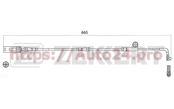 BS-8046 Zekkert для BMW 34356776421
