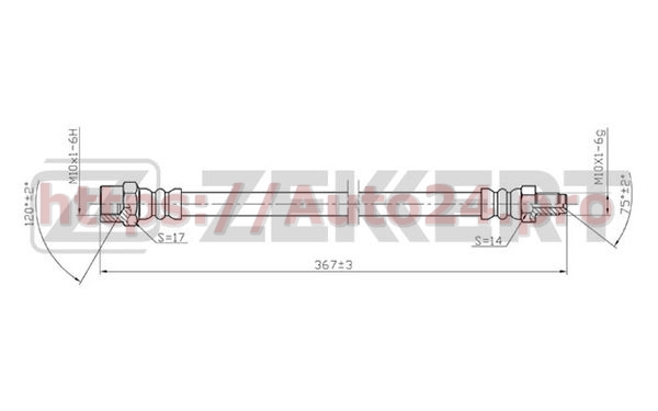 BS-9012 Zekkert для MERCEDES BENZ A1234280635