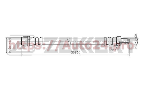 BS-9037 Zekkert для MERCEDES BENZ 1714280035