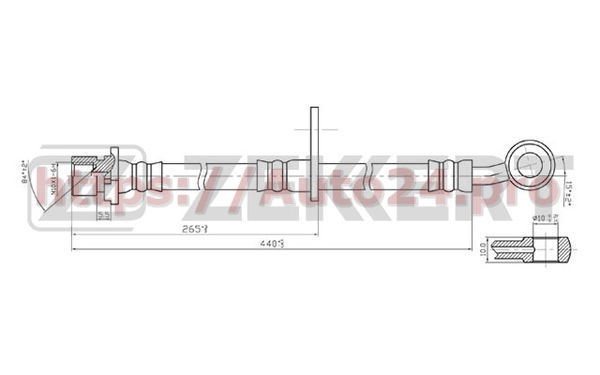 BS-9264 Zekkert для HONDA 01464S10000