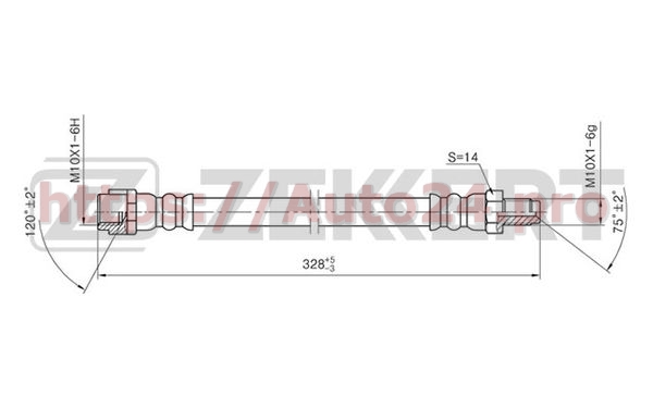 BS-9283 Zekkert для MERCEDES BENZ A1634201348