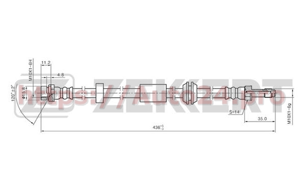 BS-9308 Zekkert для FORD 1306237