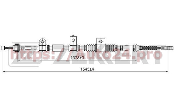 BZ-1034 Zekkert для KIA 597702F200