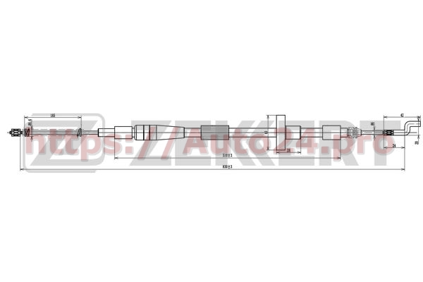 BZ-1040 Zekkert для VAG 701609701