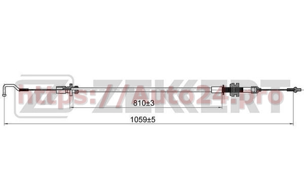 BZ-1084 Zekkert для VAG 171721555T