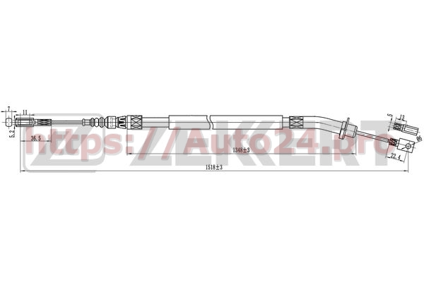 BZ-1088 Zekkert для MERCEDES-BENZ A9014201885