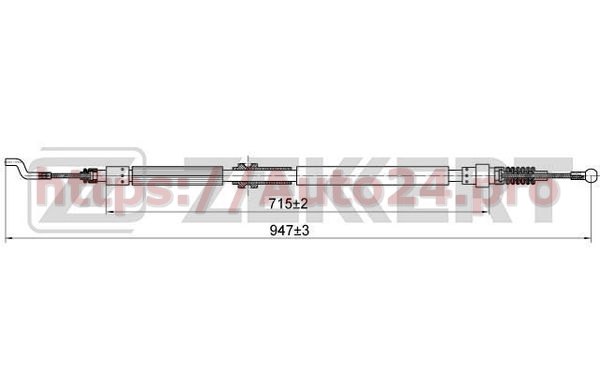 BZ-1095 Zekkert для VAG 7D0609701