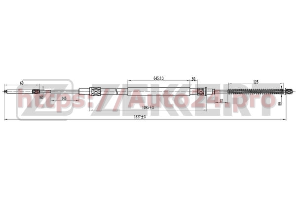 BZ-1113 Zekkert для VAG 191609721E