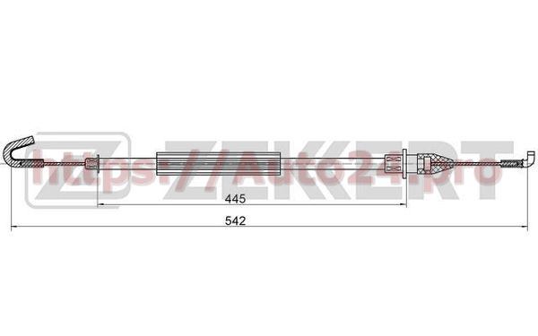 BZ-1122 Zekkert для VAG 1U0837099F