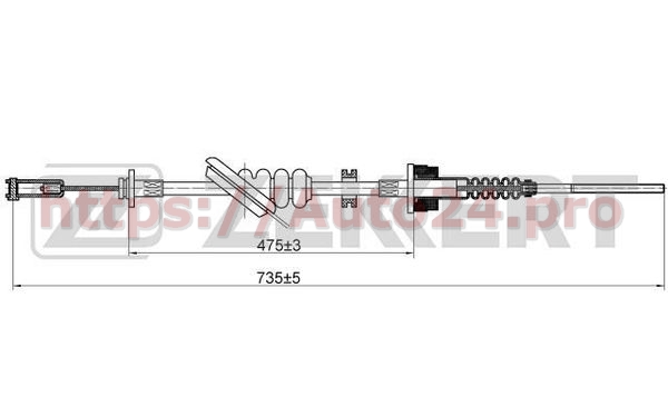 BZ-1141 Zekkert для KIA K30A41150
