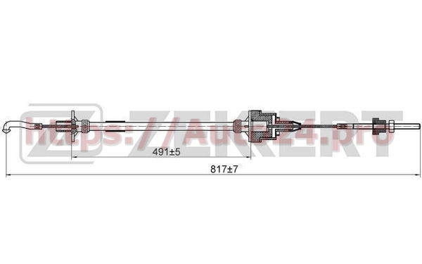 BZ-1160 Zekkert для OPEL 669142