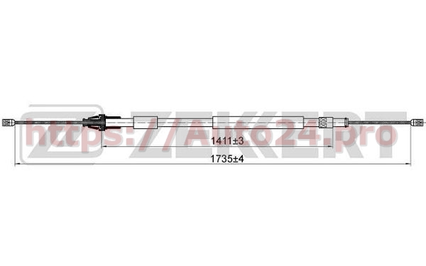 BZ-1194 Zekkert для CITRO?NPEUGEOT 4745J0