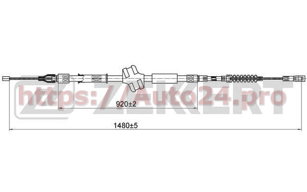 BZ-1213 Zekkert для VAG 4A0609721D