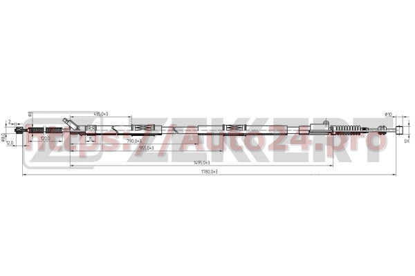 BZ-1236 Zekkert для TOYOTA 4643020361