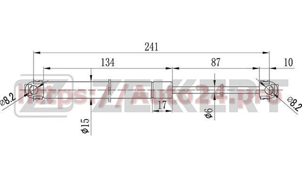 GF-1003 Zekkert для BMW 51231944119