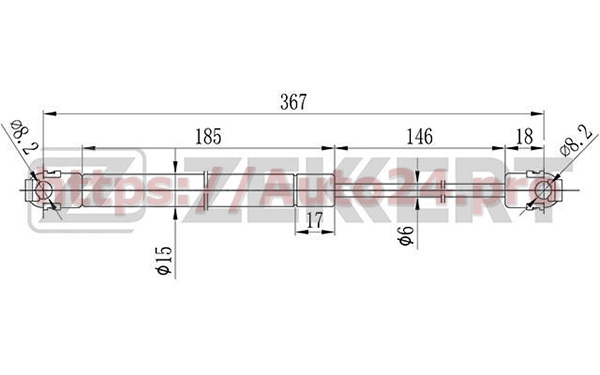 GF-1005 Zekkert для BMW 51231960852