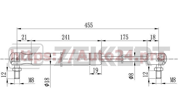 GF-1038 Zekkert для LADA 2108823101005