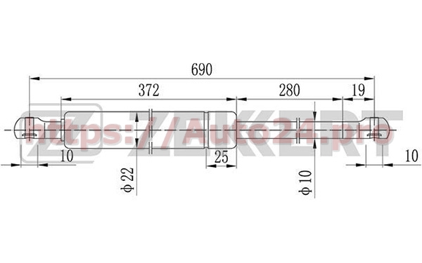 GF-1039 Zekkert для NISSAN 9045000QAA