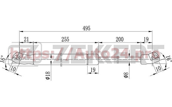 GF-1073 Zekkert для VAG 1U6827550E