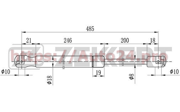 GF-1101 Zekkert для FORD 1502096