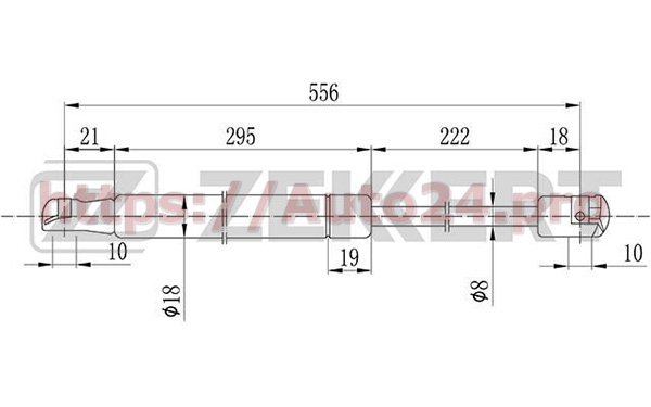 GF-1119 Zekkert для HYUNDAI 8177126011