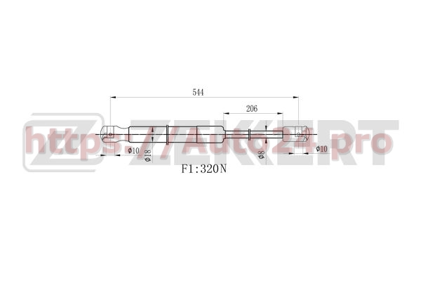 GF-1172 Zekkert для OPEL 90481270