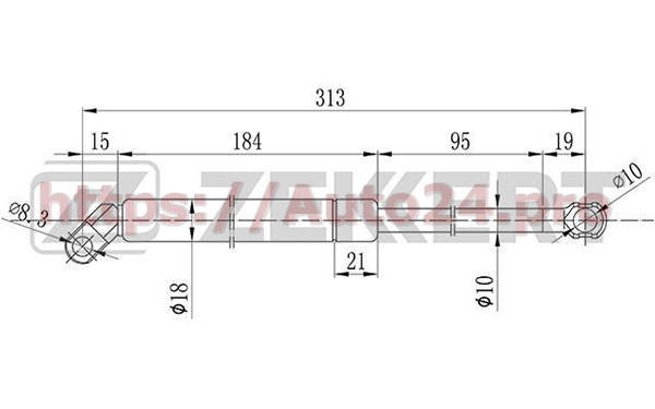 GF-1333 Zekkert для BMW 51248171480
