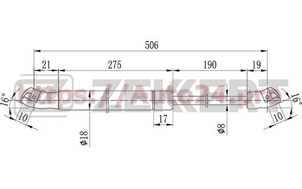 GF-1341 Zekkert для GENERAL MOTORS  90379081