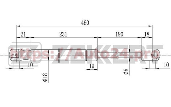 GF-1409 Zekkert для MERCEDES-BENZ A2108800429