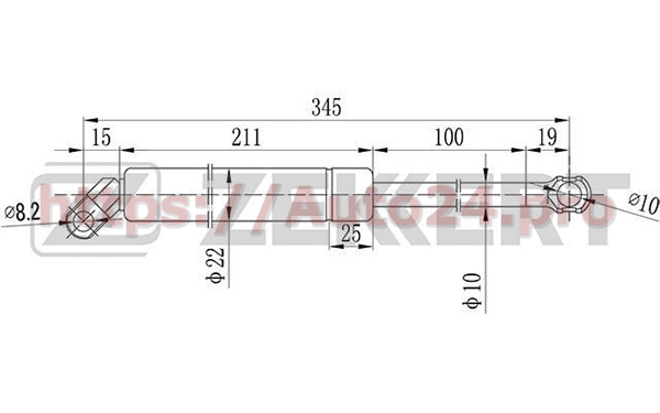 GF-1424 Zekkert для BMW 51248222913