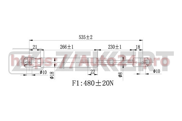 GF-1583 Zekkert для OPEL 132679