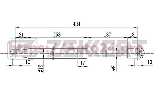 GF-1602 Zekkert для HYUNDAI 817712D211