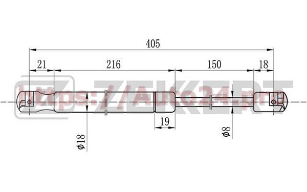 GF-1605 Zekkert для VAG 1U9827550B