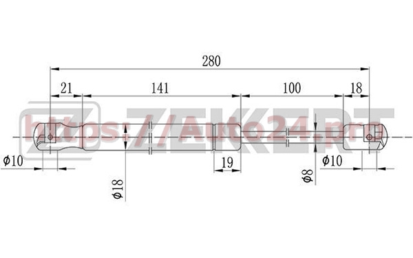 GF-1628 Zekkert для VAG 3B5827550G