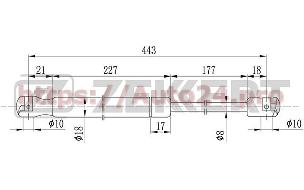 GF-1682 Zekkert для VAG 6Y0827550C