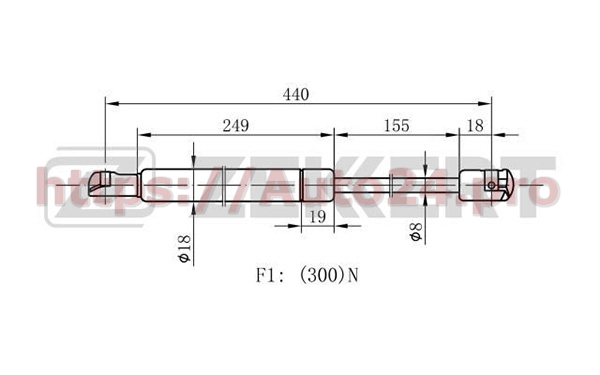 GF-1713 Zekkert для HYUNDAI 8116126000
