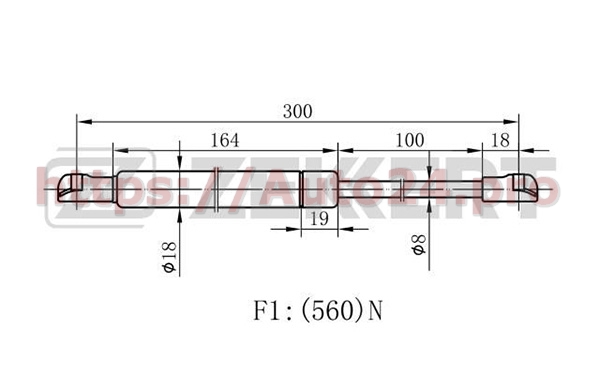 GF-1718 Zekkert для FORD 1S71F406A10AB