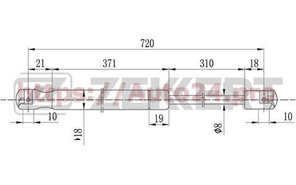 GF-1768 Zekkert для VAG 3U0823359