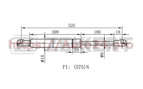 GF-1795 Zekkert для NISSAN 90452AU200
