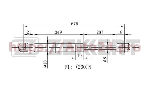 GF-1827 Zekkert для MERCEDES-BENZ 2118800029
