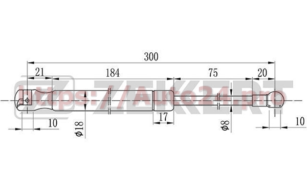GF-1833 Zekkert для VAG 1K5827550C