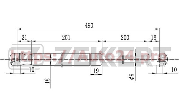 GF-1834 Zekkert для VAG 5J6827550B